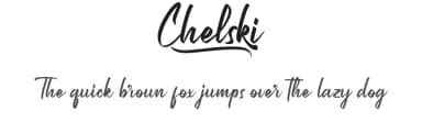 Chelski by NihStudio — Script Handwritten Font — thumbnail 1