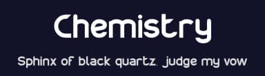 Chemistry by weknow — Sans Serif Font — thumbnail 2