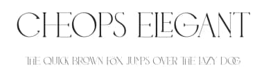 Cheops Elegant by 177Studio — Serif Font — thumbnail 1