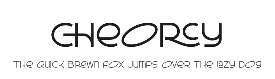Cheorcy by Riyadh Rahman — Sans Serif Font