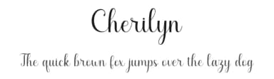Cherilyn by Manjali Studio — Script Handwritten Font — thumbnail 1