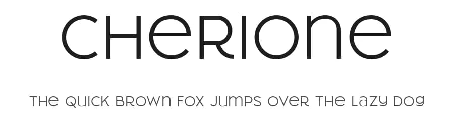 Cherione by Arterfak Project — Sans Serif Font