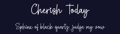 Cherish Today by Graphix Line Studio — Script Handwritten Font — thumbnail 2