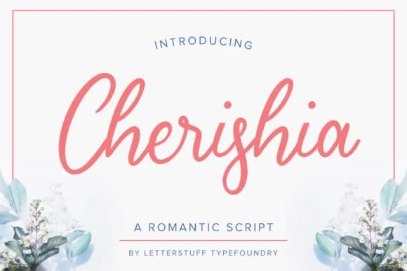 Cherishia Font by herbanuts — Script Handwritten Font