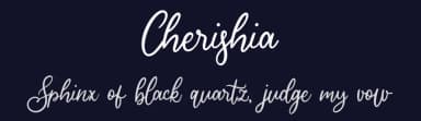 Cherishia by LetterStuff Typefoundry — Script Handwritten Font — thumbnail 2