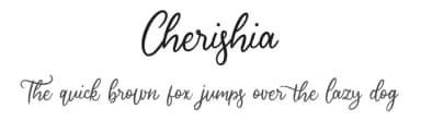 Cherishia by LetterStuff Typefoundry — Script Handwritten Font — thumbnail 1