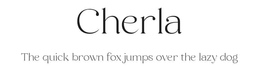 Cherla by Prioritype Co — Serif Font