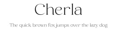 Cherla by Prioritype Co — Serif Font — thumbnail 1