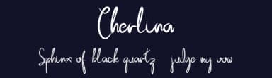Cherlina by Muksal Creative — Script Handwritten Font — thumbnail 2