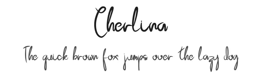 Cherlina by Muksal Creative — Script Handwritten Font — preview 1