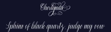 Cherlynda by Fikryal studio — Script Handwritten Font — thumbnail 2