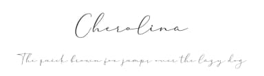 Cherolina by Almarkhatype — Script Handwritten Font — thumbnail 1