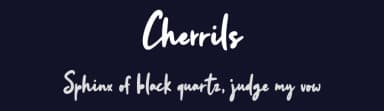 Cherrils by Weape Studio — Script Handwritten Font — thumbnail 2