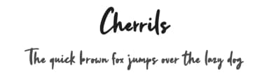 Cherrils by Weape Studio — Script Handwritten Font — thumbnail 1
