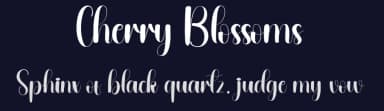 Cherry Blossoms by Andi Moz — Script Handwritten Font — thumbnail 2