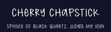 Cherry Chapstick by Brittney Murphy Design — Script Handwritten Font — thumbnail 2