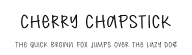 Cherry Chapstick by Brittney Murphy Design — Script Handwritten Font — thumbnail 1