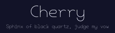 Cherry by aminabedi68 — Sans Serif Font — thumbnail 2