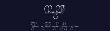 Cherryball by Emanes Dsign — Script Handwritten Font — thumbnail 2