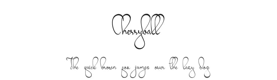 Cherryball by Emanes Dsign — Script Handwritten Font — preview 1