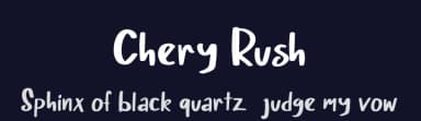 Chery Rush by D&K Project — Script Handwritten Font — thumbnail 2
