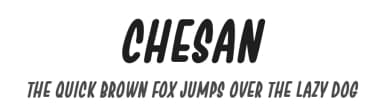 Chesan by 7NTypes — Script Handwritten Font — thumbnail 1