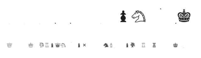 Chess Condal by Armando Hernandez Marroquin — Dingbats Font