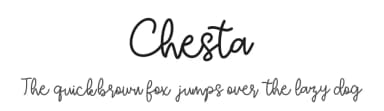 Chesta by Rahagita Studio — Script Handwritten Font — thumbnail 1