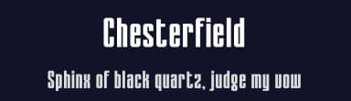 Chesterfield by Afrojet — Sans Serif Font — thumbnail 2