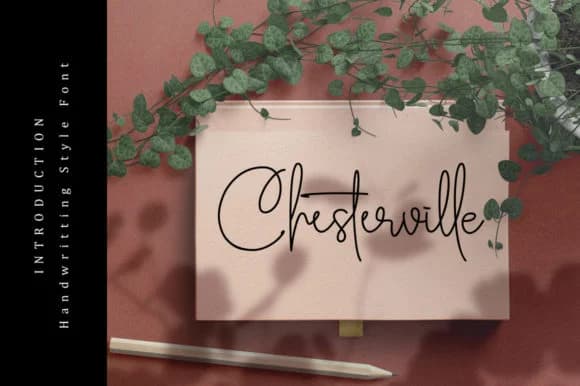 Chesterville Font by InDhika — Script Handwritten Font