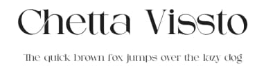 Chetta Vissto by ToniStudio — Serif Font — thumbnail 1