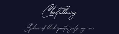 Chettalbury by Gracetype Studio — Script Handwritten Font — thumbnail 2