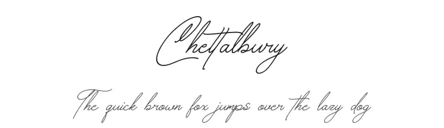 Chettalbury by Gracetype Studio — Script Handwritten Font