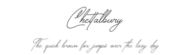 Chettalbury by Gracetype Studio — Script Handwritten Font — thumbnail 1