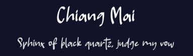 Chiang Mai by Vunira Design — Script Handwritten Font — thumbnail 2