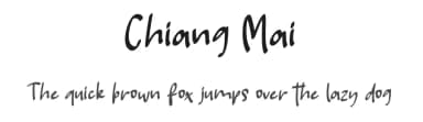 Chiang Mai by Vunira Design — Script Handwritten Font — thumbnail 1