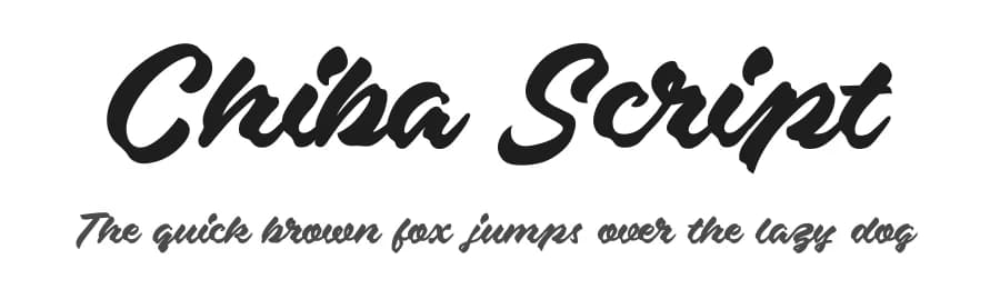 Chiba Script by Brainware Graphic — Script Handwritten Font