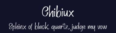 Chibiux by Vunira Design — Script Handwritten Font — thumbnail 2