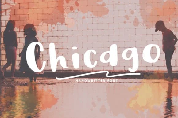 Chicago Font by Studio_Art — Script Handwritten Font