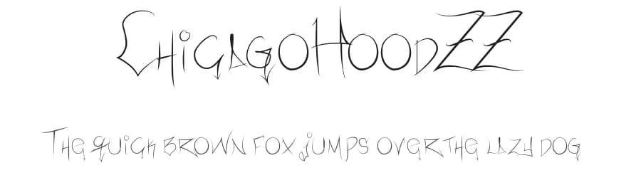 ChicagoHoodZZ by Anthonie Zapata — Script Handwritten Font