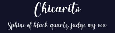 Chicarito by Danar Nugroho — Script Handwritten Font — thumbnail 2