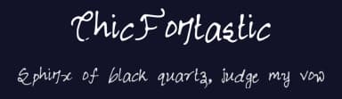 ChicFontastic by Font Markerjp — Script Handwritten Font — thumbnail 2