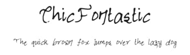 ChicFontastic by Font Markerjp — Script Handwritten Font — thumbnail 1