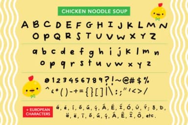Chicken Noodle Soup Font by Quirky Queen Media — Script Handwritten Font — thumbnail 7