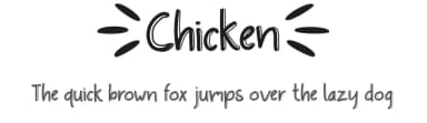 Chicken by Markonah Creative — Script Handwritten Font — thumbnail 1