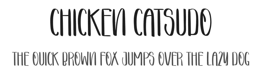 Chicken Catsudo by Inermedia Studio — Script Handwritten Font