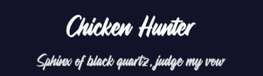 Chicken Hunter by Octotype  | Thomas Boucherie — Script Handwritten Font — thumbnail 2