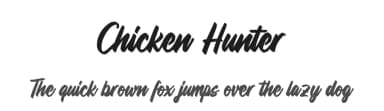 Chicken Hunter by Octotype  | Thomas Boucherie — Script Handwritten Font — thumbnail 1