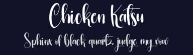 Chicken Katsu by Scratchones — Script Handwritten Font — thumbnail 2