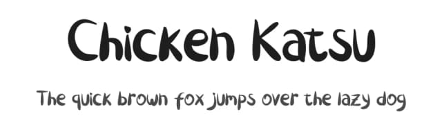 Chicken Katsu by MaknaStudio — Script Handwritten Font